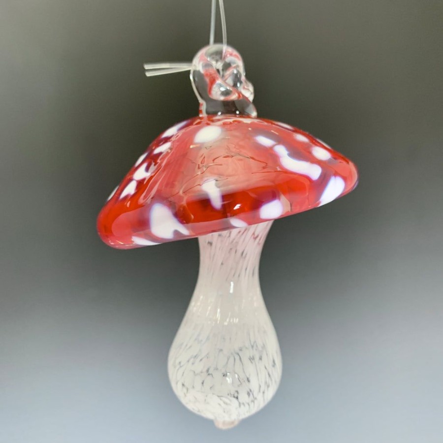 Glass & Jewelry The Glass Station | Mushroom Ornament