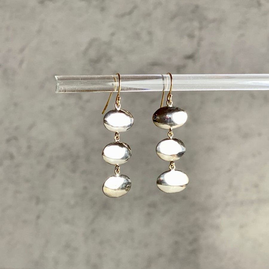 Glass & Jewelry The Glass Station Earrings | Tri-Oval Drop Earring