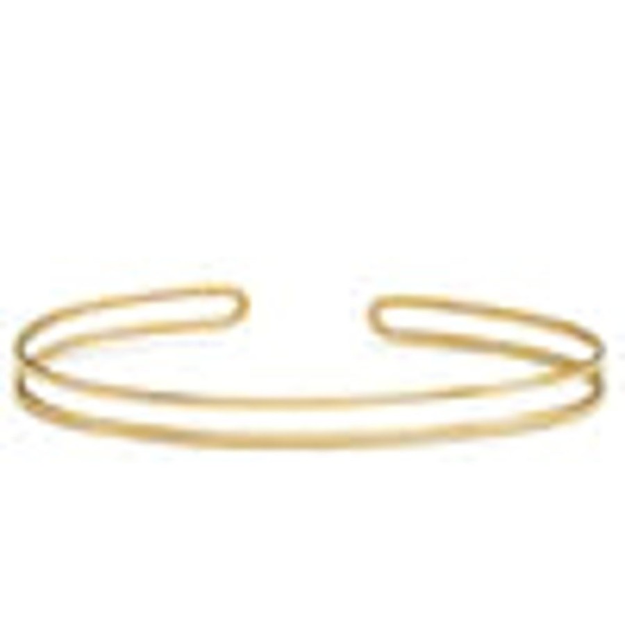 Glass & Jewelry The Glass Station Christmas | Ovalong 14K Cuff Bracelet