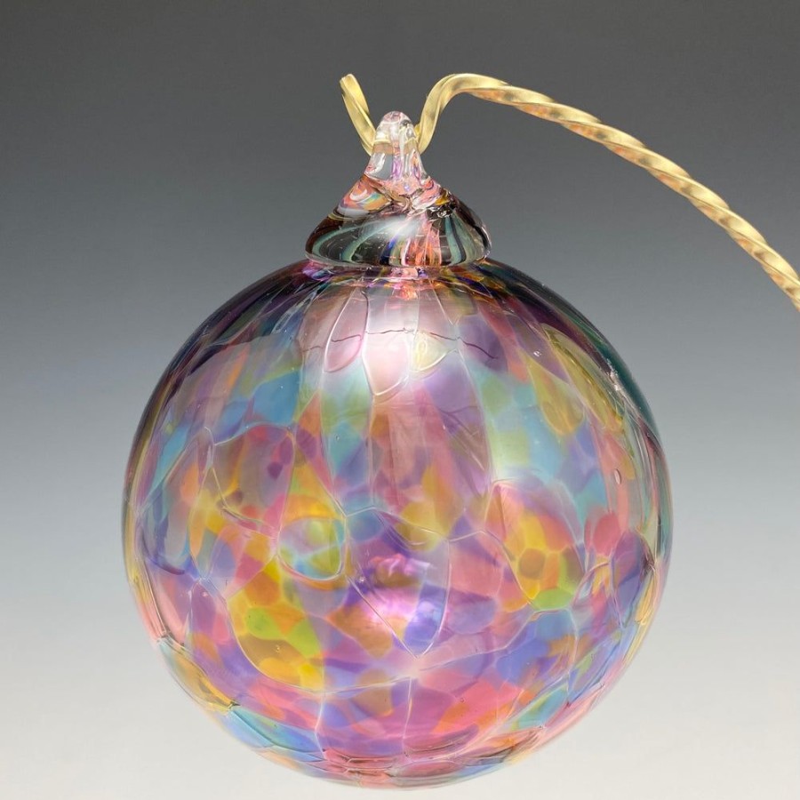 Glass & Jewelry The Glass Station Christmas | Transparent Spotted Ornaments