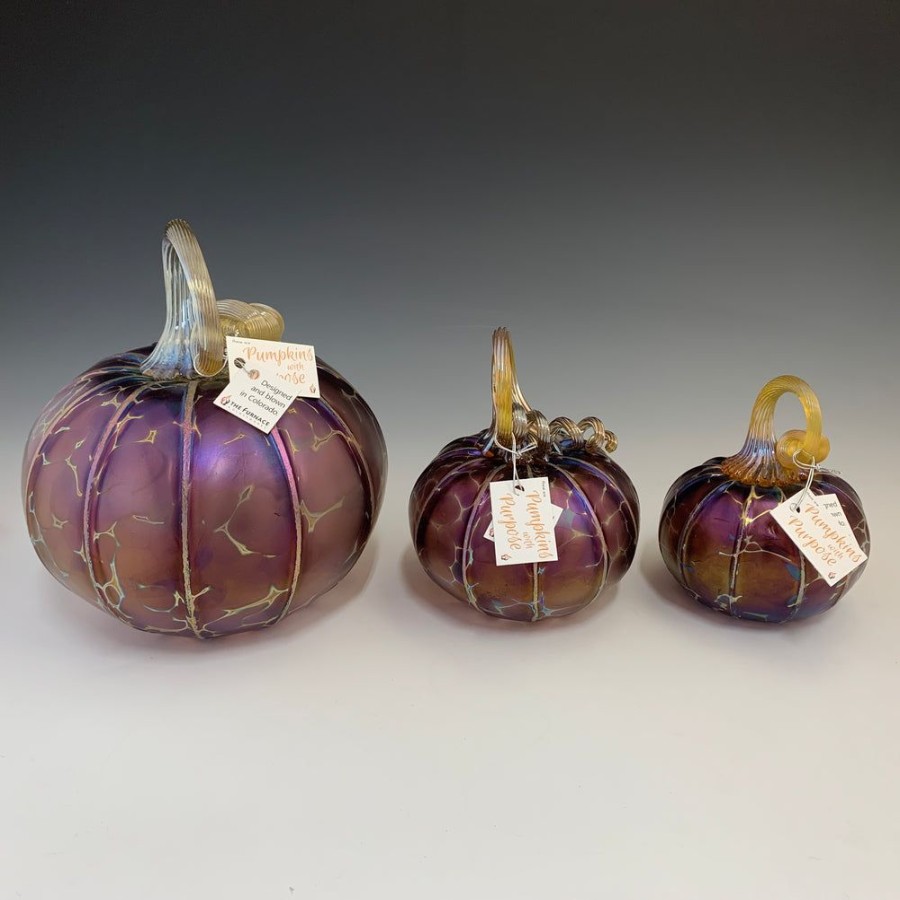 Glass & Jewelry The Glass Station | Pumpkins With A Purpose- Large