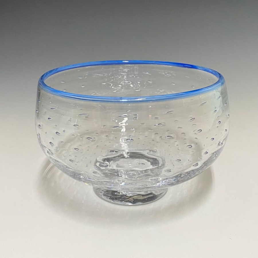 Glass & Jewelry The Glass Station | Bubbly Low Bowls