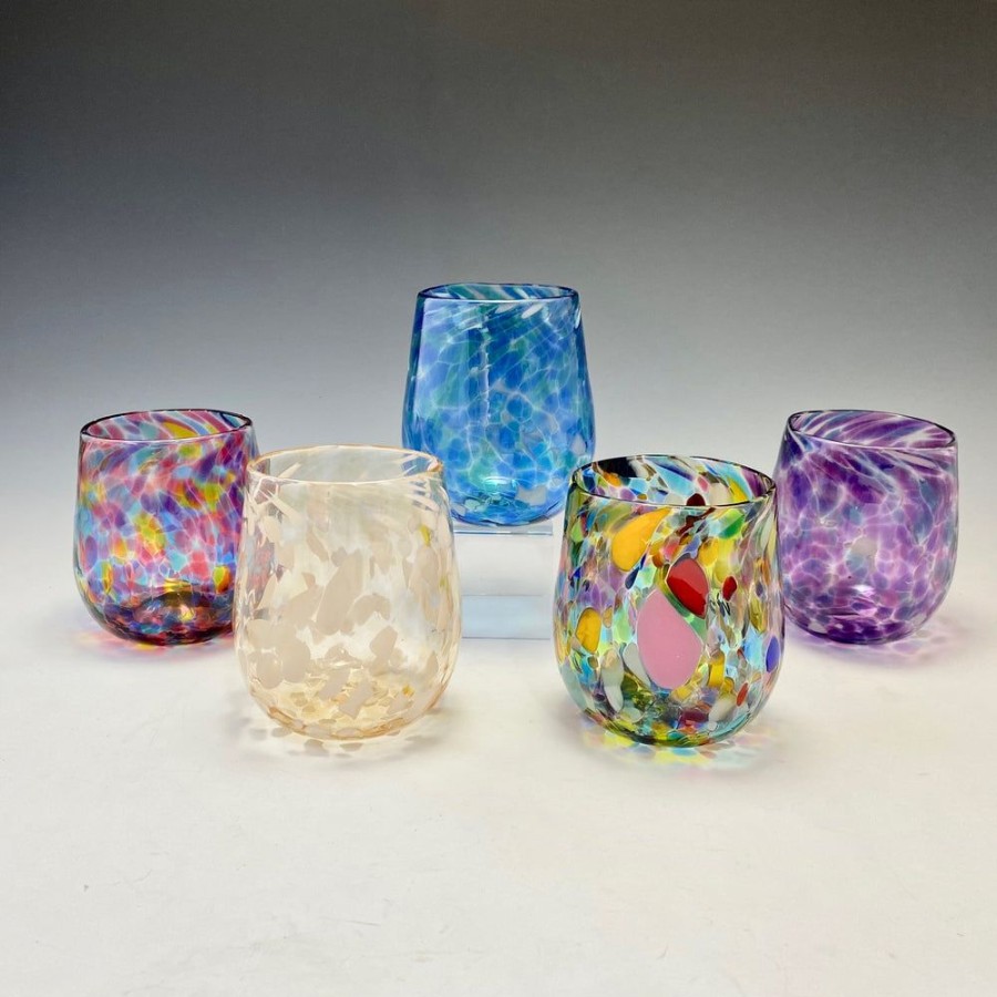 Glass & Jewelry The Glass Station | Stemless Wine Glass