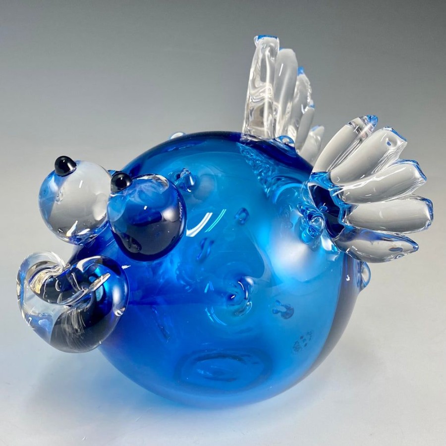 Glass & Jewelry The Glass Station | Handblown Glass Puffer Fish