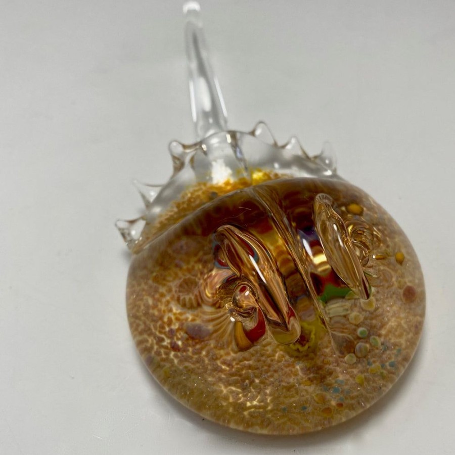 Glass & Jewelry The Glass Station | Small Glass Horseshoe Crab