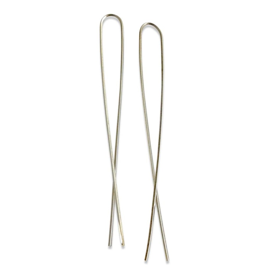 Glass & Jewelry The Glass Station Earrings | Sterling Silver Twist Earrings