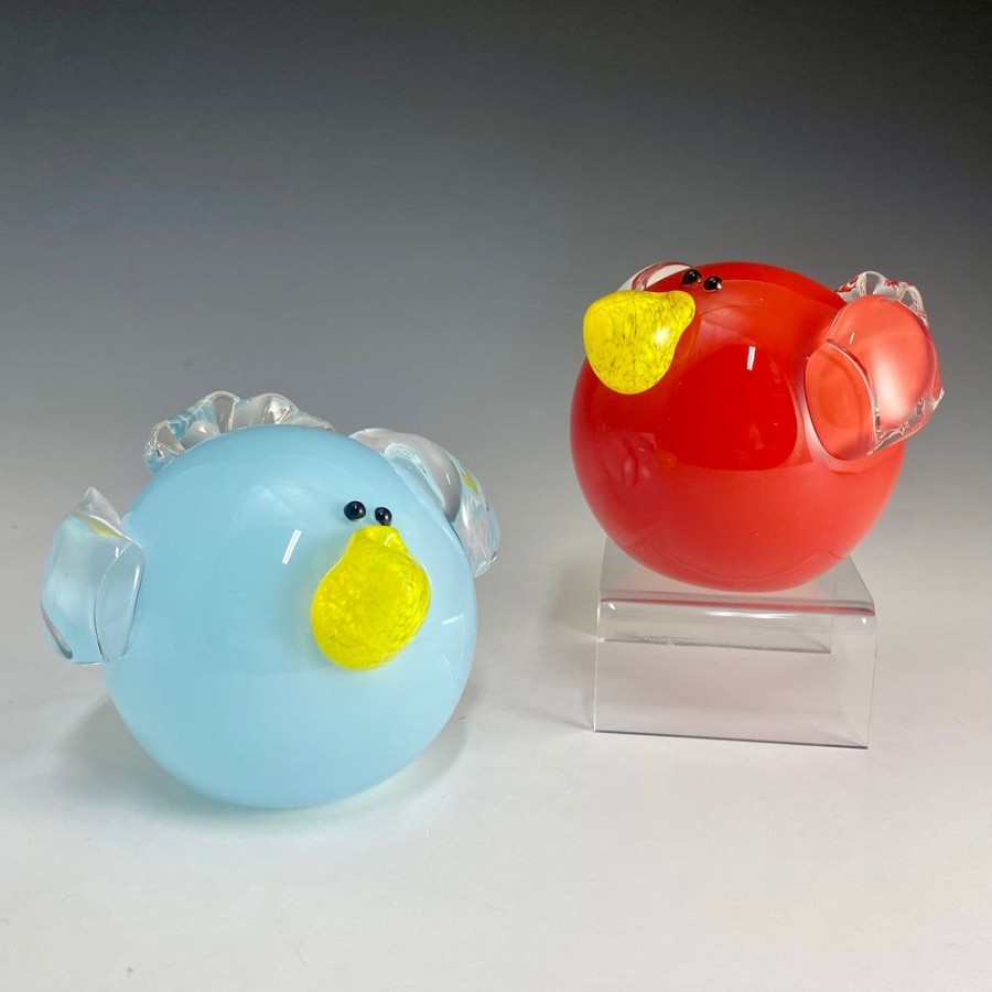 Glass & Jewelry The Glass Station | Handblown Glass Bird