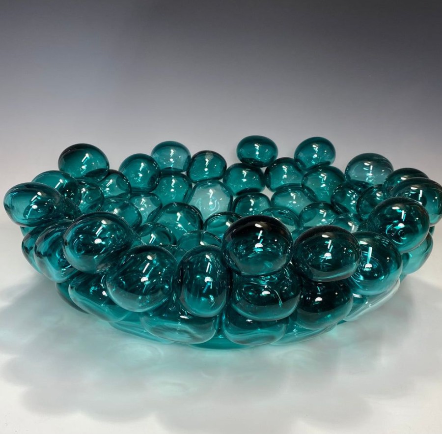 Glass & Jewelry The Glass Station | Lagoon Bubble Bowl