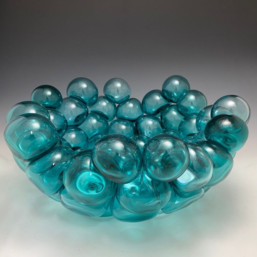 Glass & Jewelry The Glass Station | Lagoon Bubble Bowl