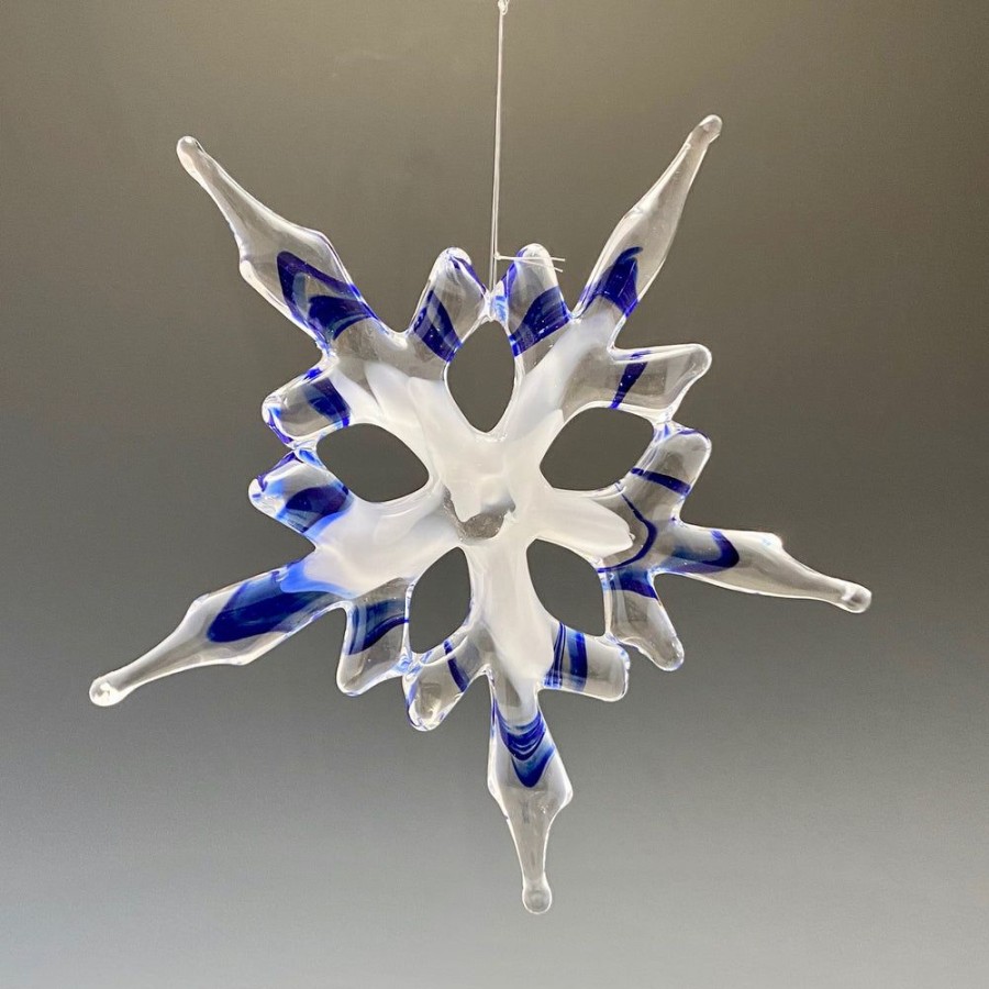 Glass & Jewelry The Glass Station Ornaments | Large Snowflake