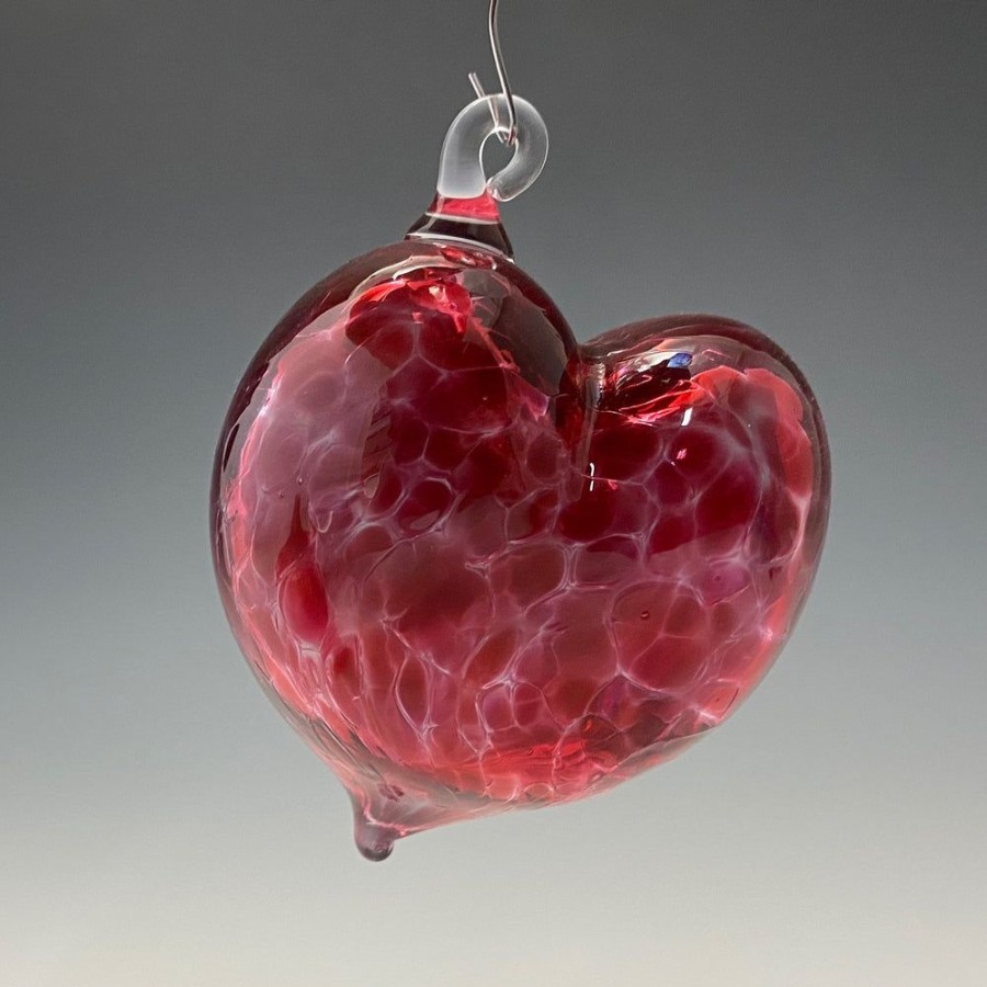 Glass & Jewelry The Glass Station Valentines Day | Heart Ornament