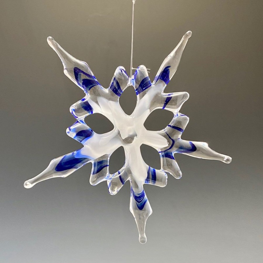 Glass & Jewelry The Glass Station Christmas | Large Snowflake