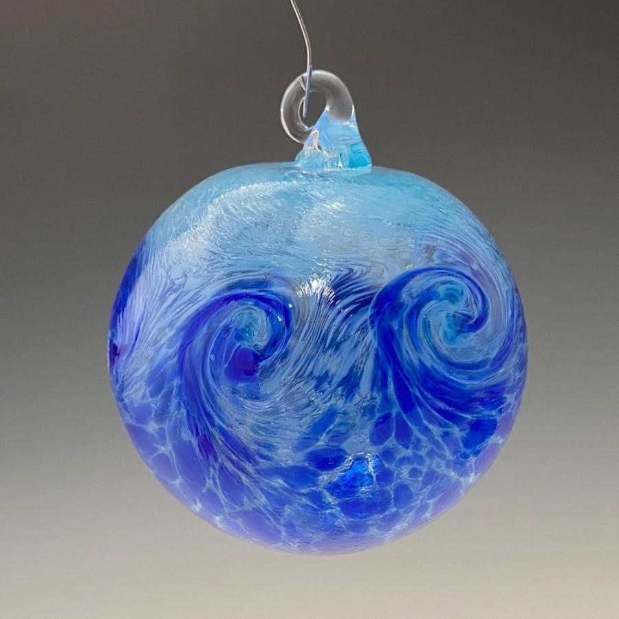 Glass & Jewelry The Glass Station Christmas | Wave Ornament