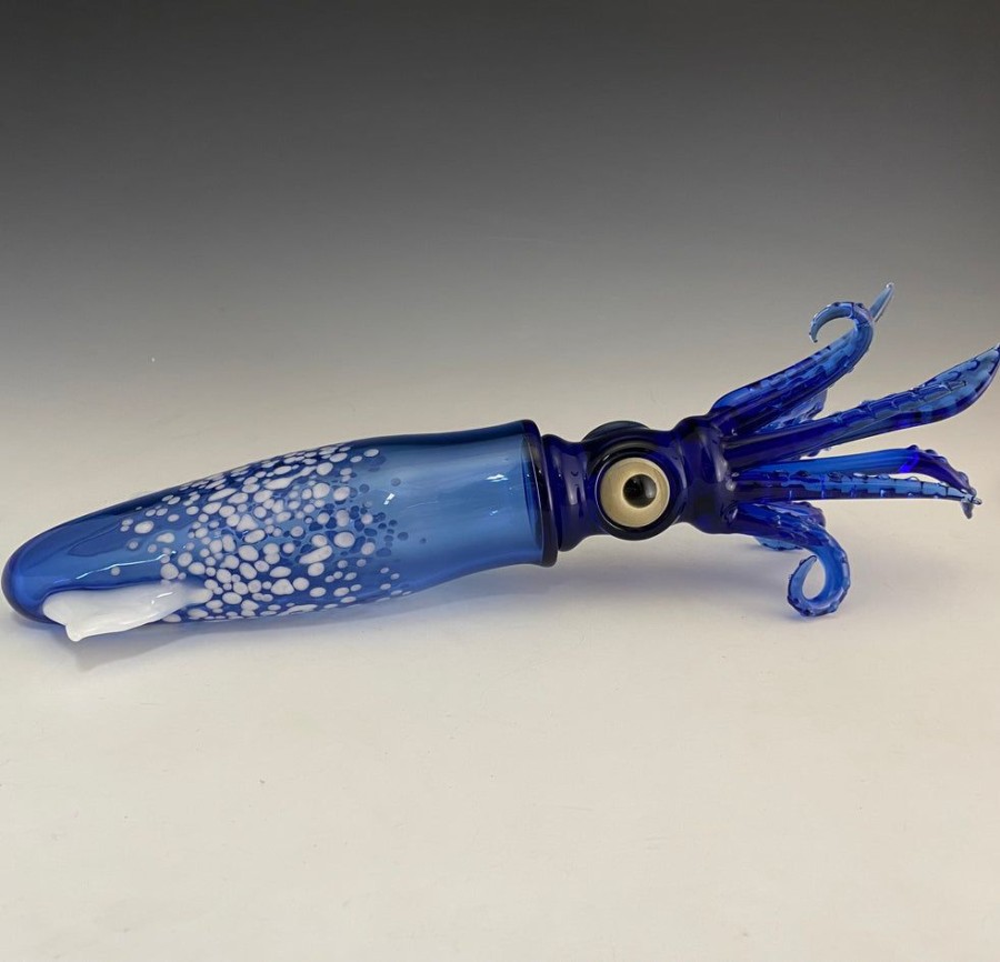 Glass & Jewelry The Glass Station | Large Glass Squid