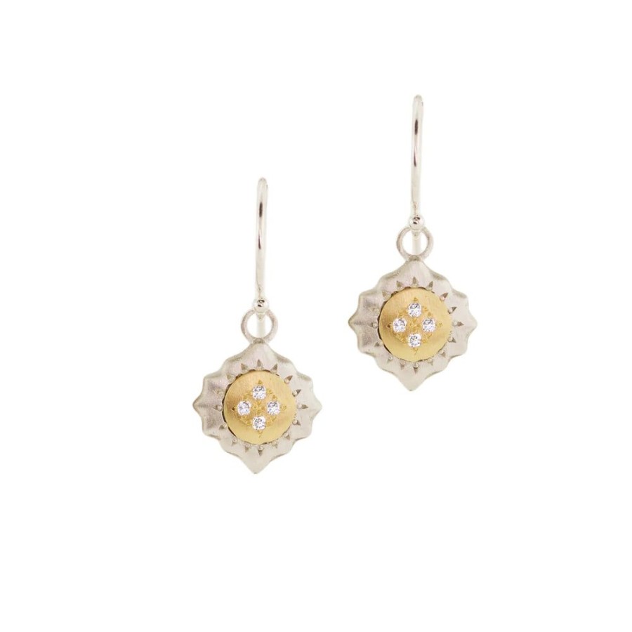 Glass & Jewelry The Glass Station Earrings | East And West Earrings With Diamonds