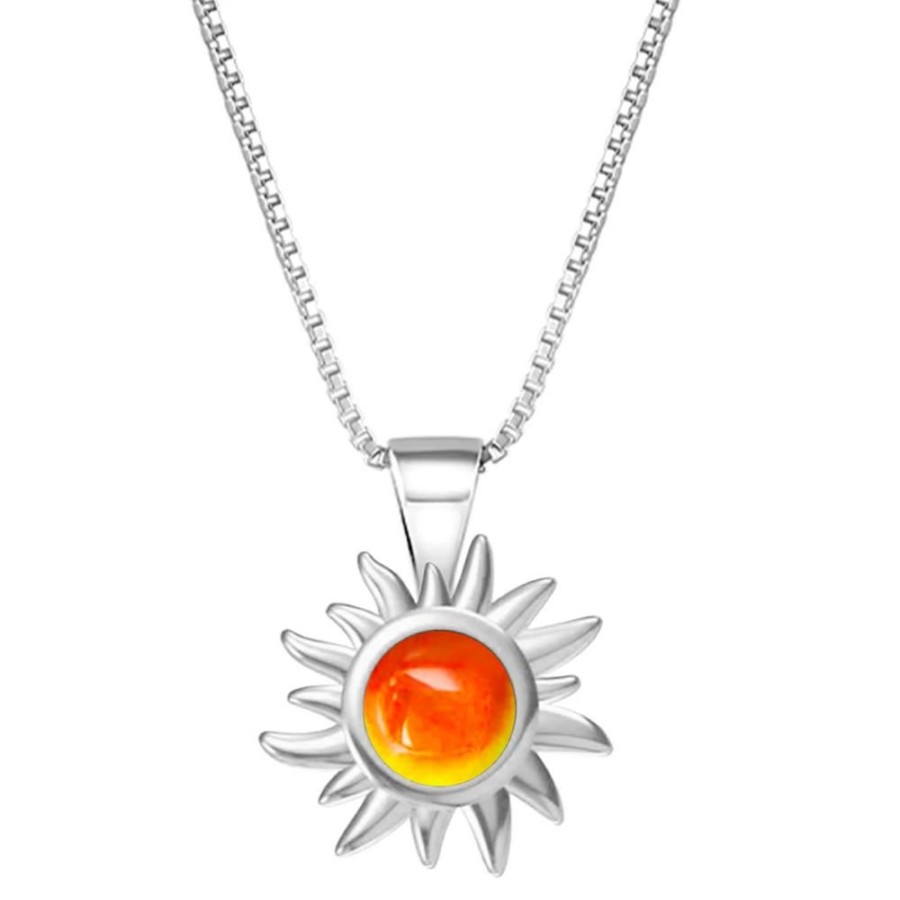 Glass & Jewelry The Glass Station Necklaces | Teeny Tiny Pendant - Sun