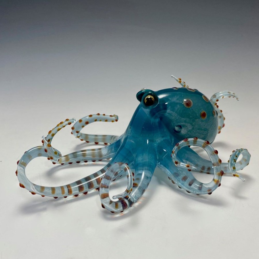 Glass & Jewelry The Glass Station | Large Glass Octopus