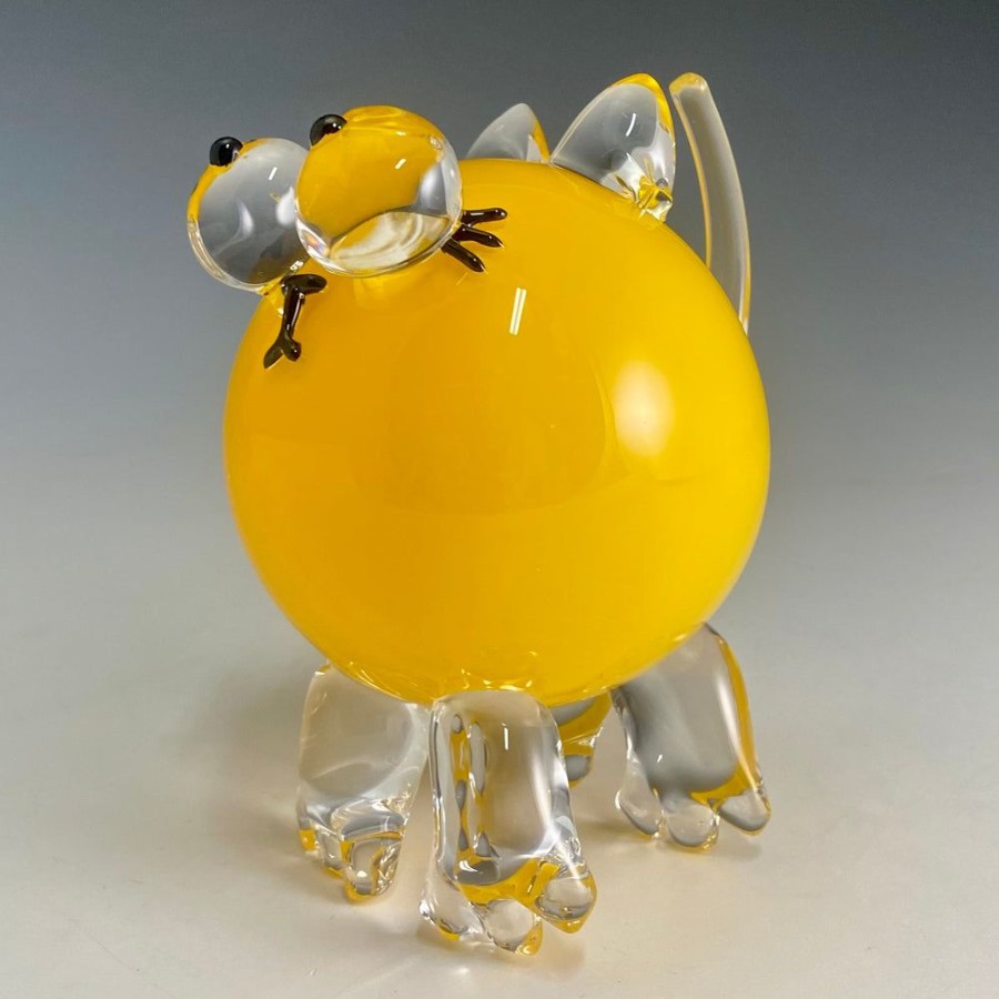 Glass & Jewelry The Glass Station | Handblown Glass Kitten