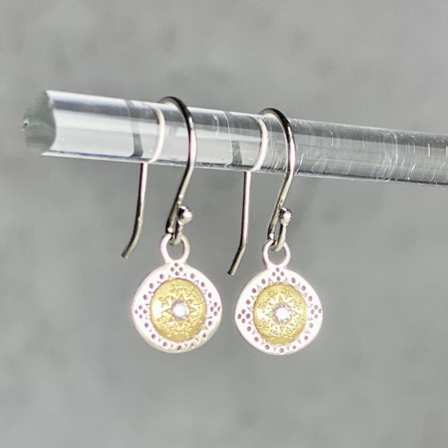 Glass & Jewelry The Glass Station Earrings | Seeds Of Harmony Single Stone Diamond Earrings