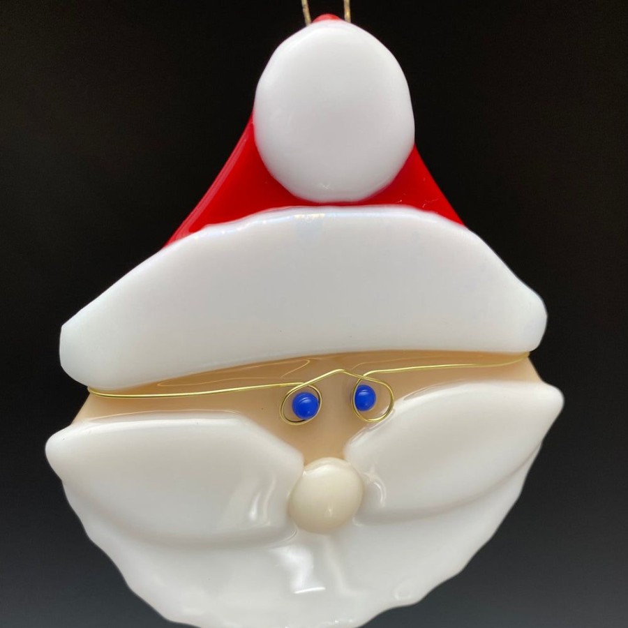 Glass & Jewelry The Glass Station Ornaments | Santa Christmas Ornaments