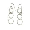 Glass & Jewelry The Glass Station Earrings | Sterling Silver Circles Drop Earrings