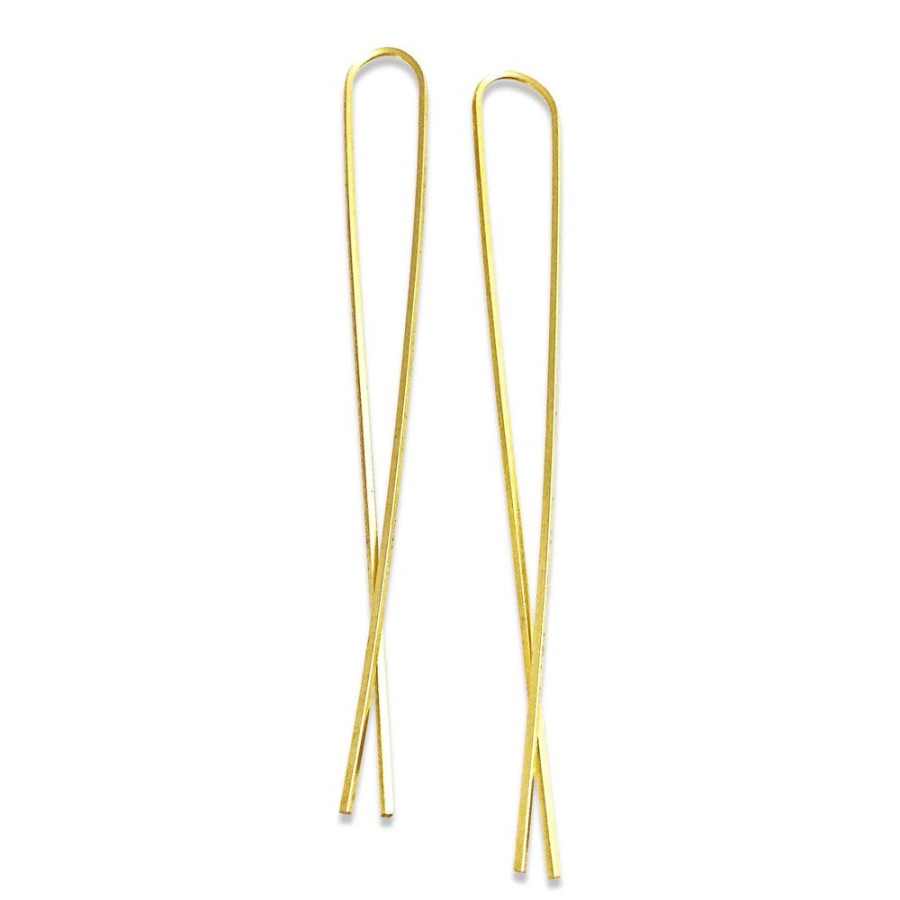 Glass & Jewelry The Glass Station Earrings | 14K Goldfill Twist Earrings