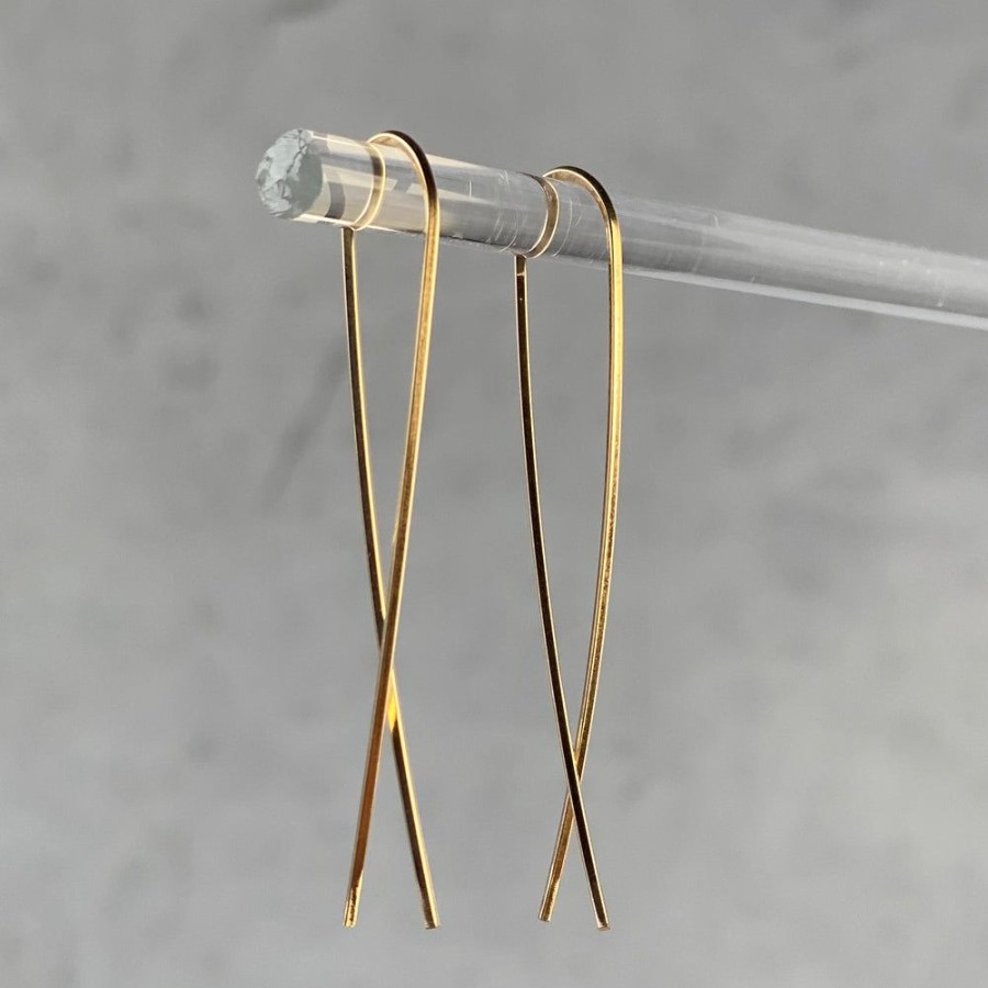 Glass & Jewelry The Glass Station Earrings | 14K Goldfill Twist Earrings