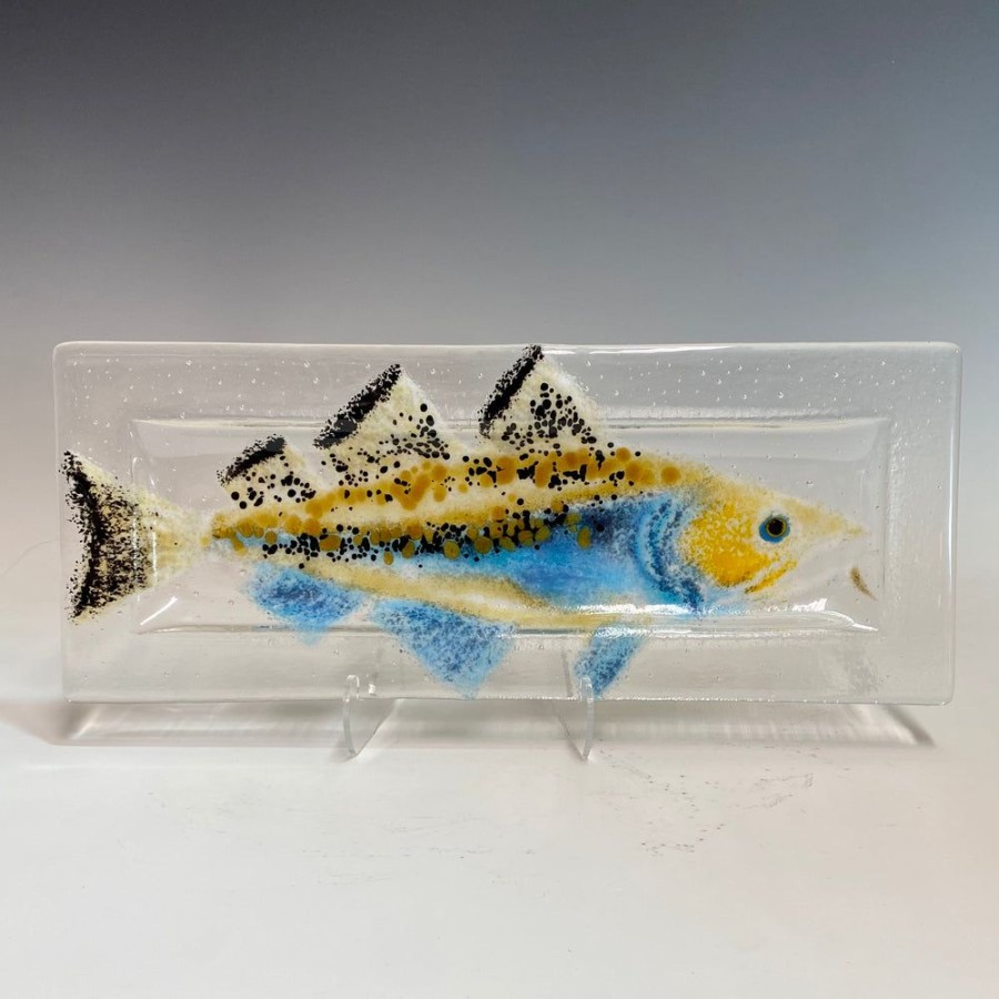 Glass & Jewelry The Glass Station | 6 X 16" Cod Fish Tray