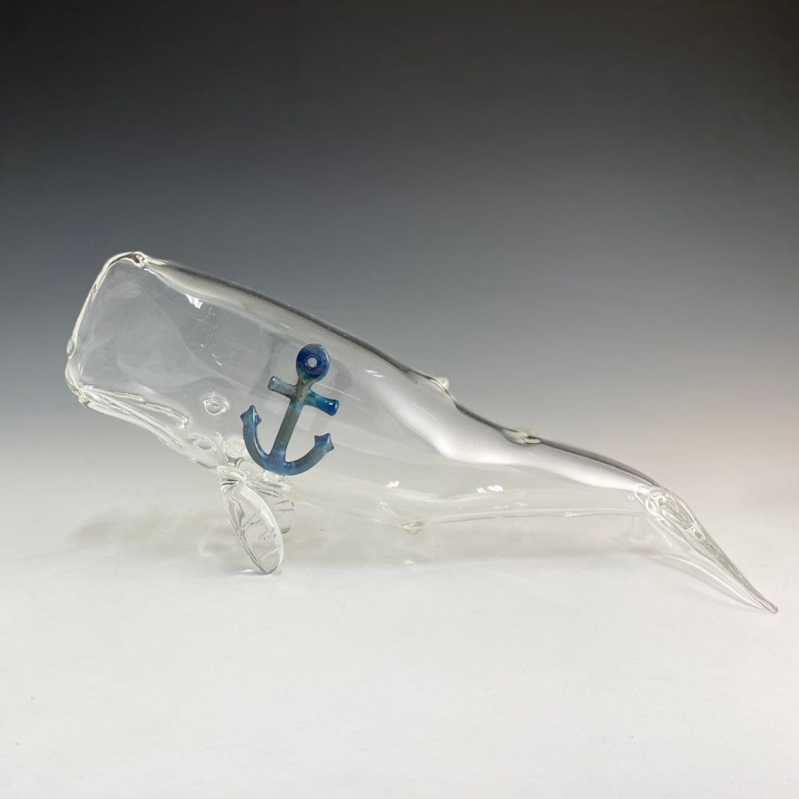 Glass & Jewelry The Glass Station | Whale With Anchor