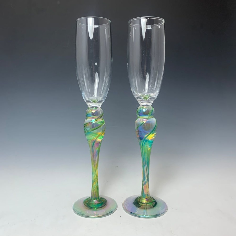 Glass & Jewelry The Glass Station Valentines Day | Rosetree Champagne Flute