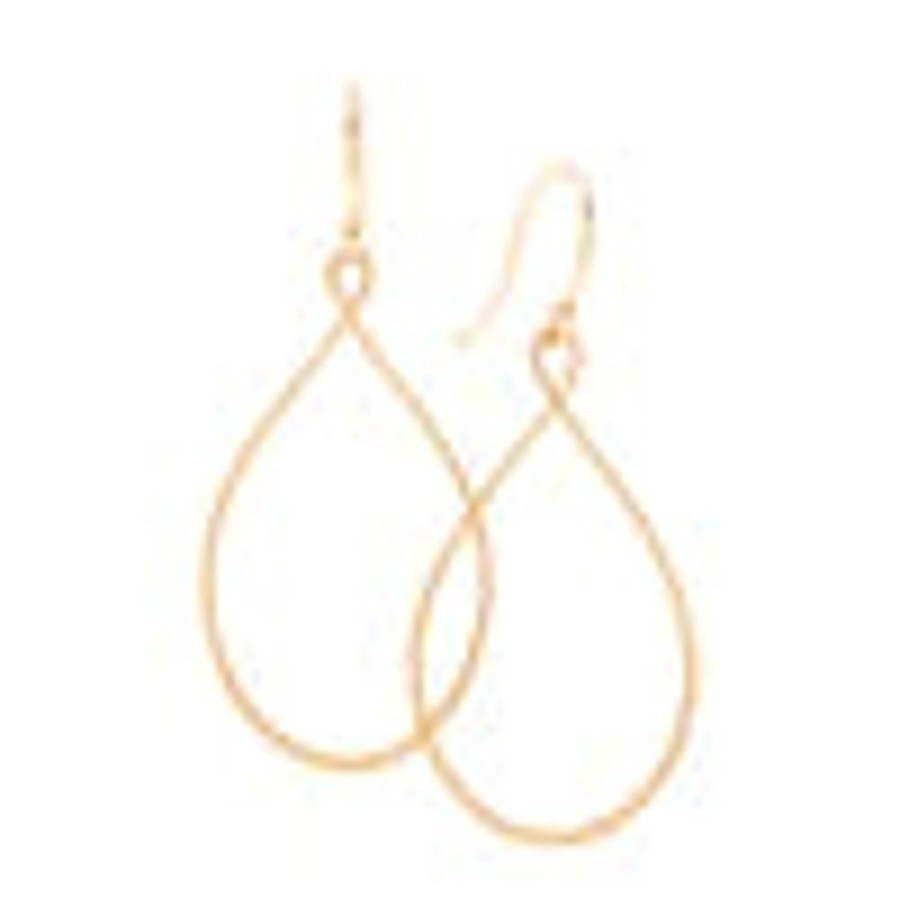 Glass & Jewelry The Glass Station Fine Jewelry | 14K Teardrop Keyhole Earrings