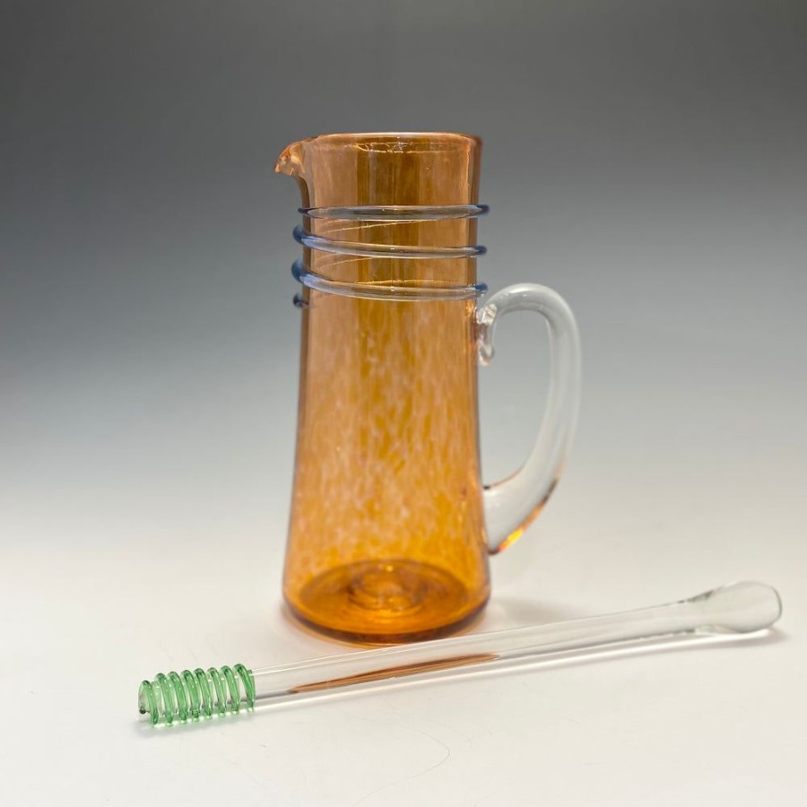 Glass & Jewelry The Glass Station | Martini Pitcher And Stirrer