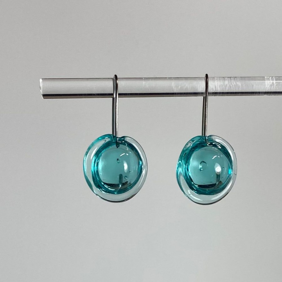 Glass & Jewelry The Glass Station Earrings | Galaxy Glass Earrings