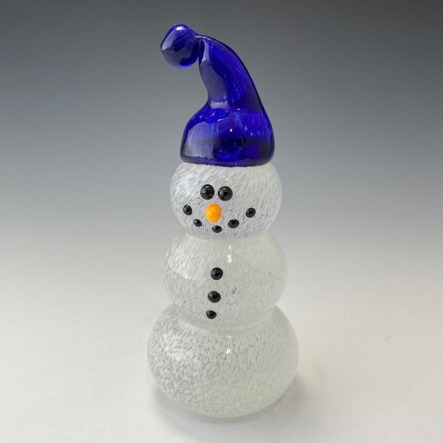 Glass & Jewelry The Glass Station | Small Snowman