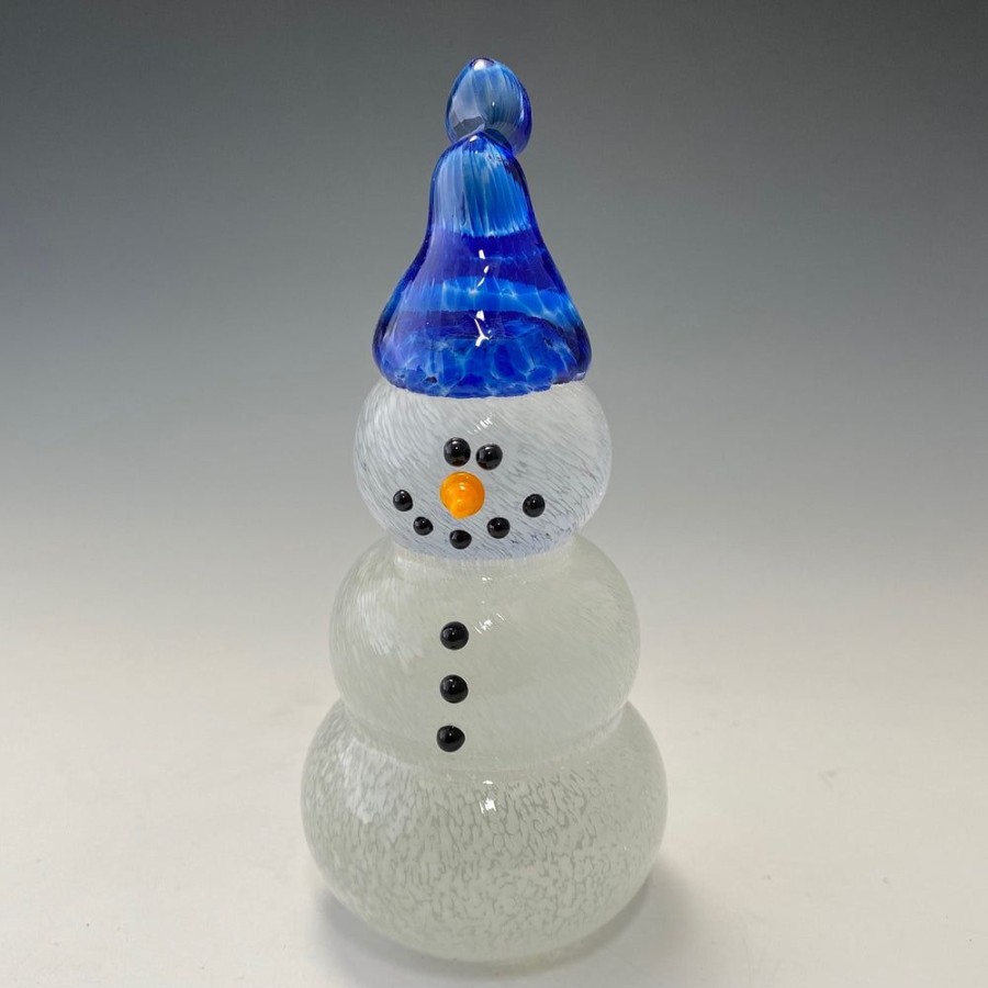 Glass & Jewelry The Glass Station | Small Snowman