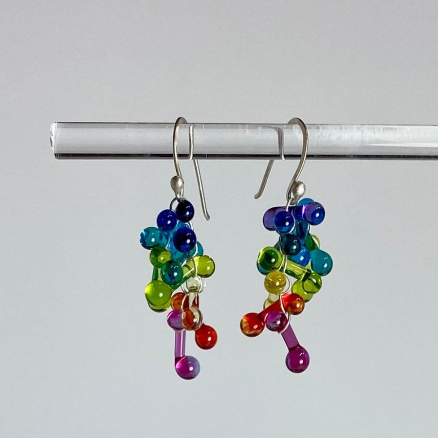 Glass & Jewelry The Glass Station Earrings | Rossetti Playa Rainbow Earrings