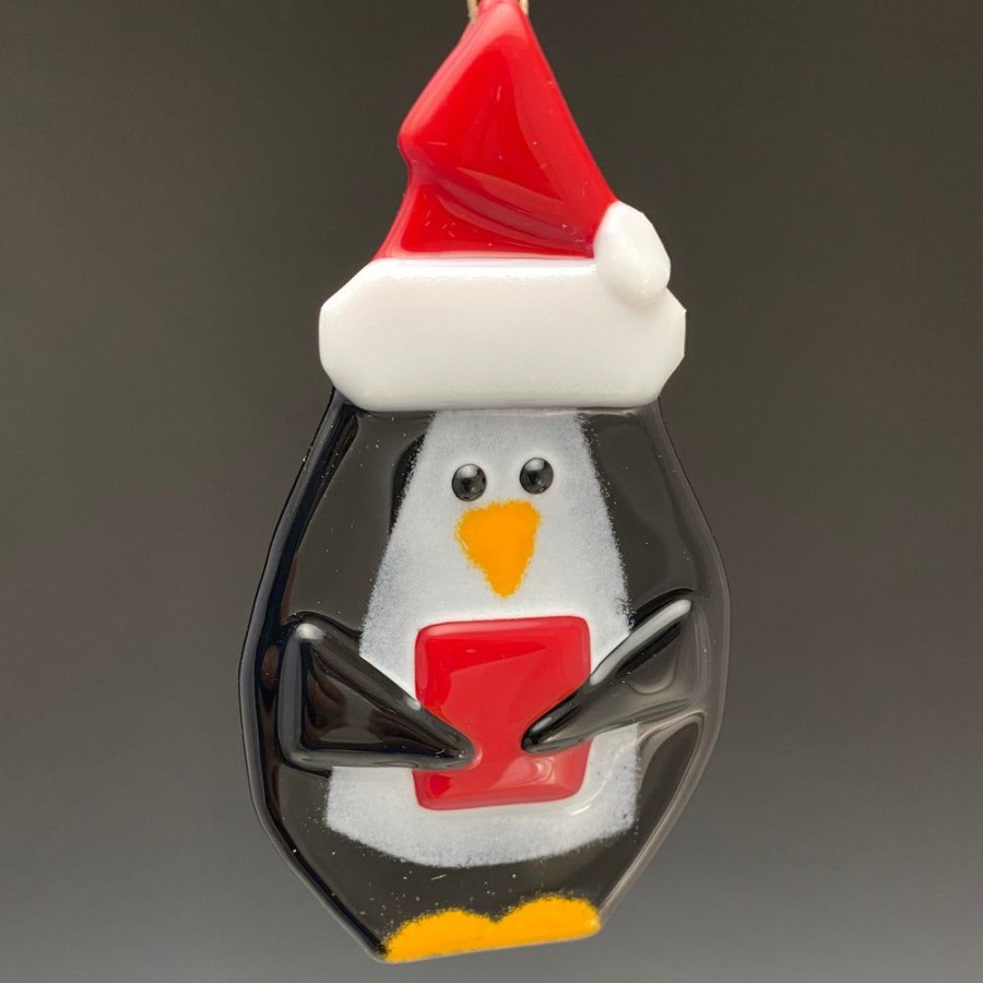 Glass & Jewelry The Glass Station Ornaments | Penguin Christmas Ornaments