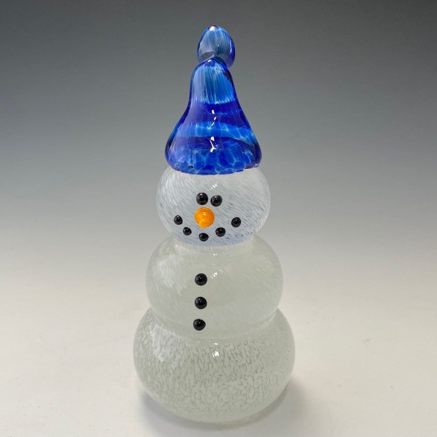 Glass & Jewelry The Glass Station Christmas | Small Snowman