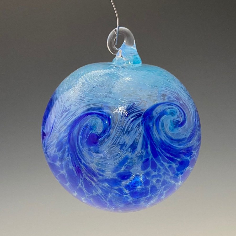 Glass & Jewelry The Glass Station | Wave Ornament