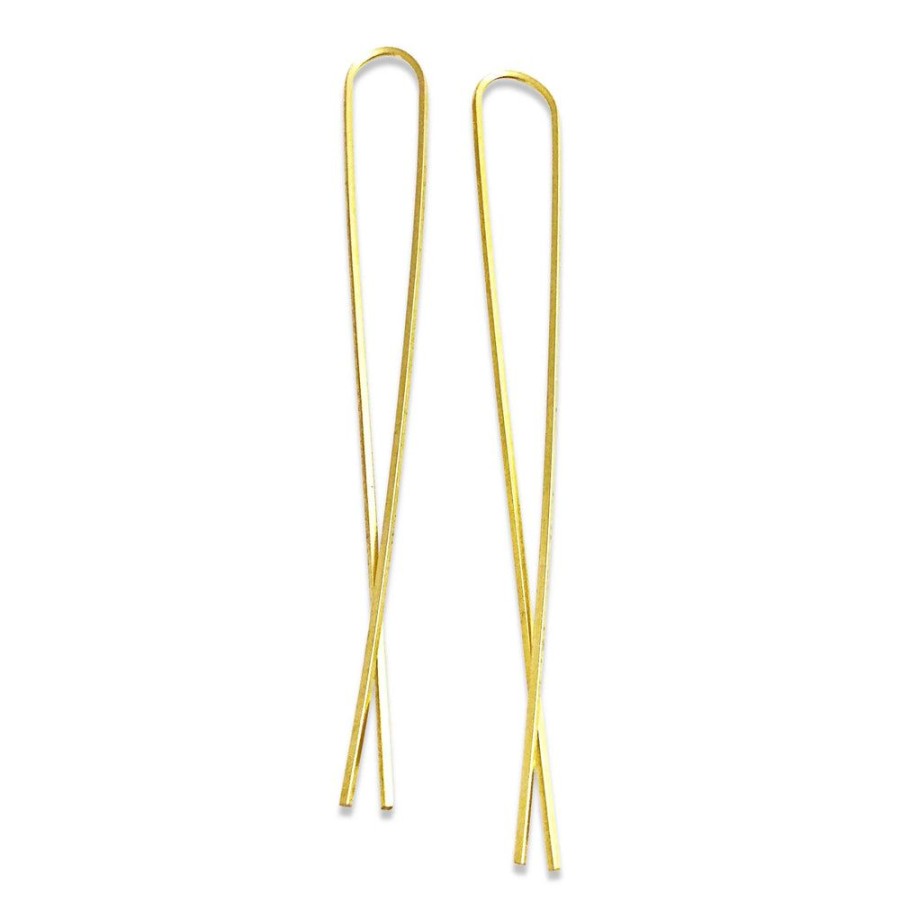 Glass & Jewelry The Glass Station Jewelry For Adolescents | 14K Goldfill Twist Earrings