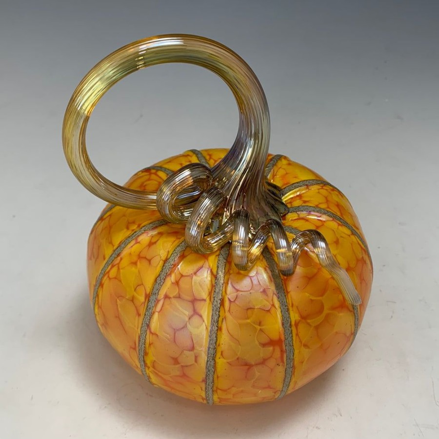 Glass & Jewelry The Glass Station | Pumpkins With A Purpose- Medium Size