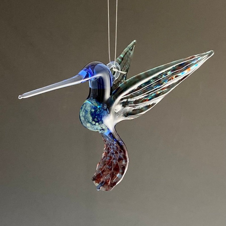 Glass & Jewelry The Glass Station | Colorful Glass Hummingbird