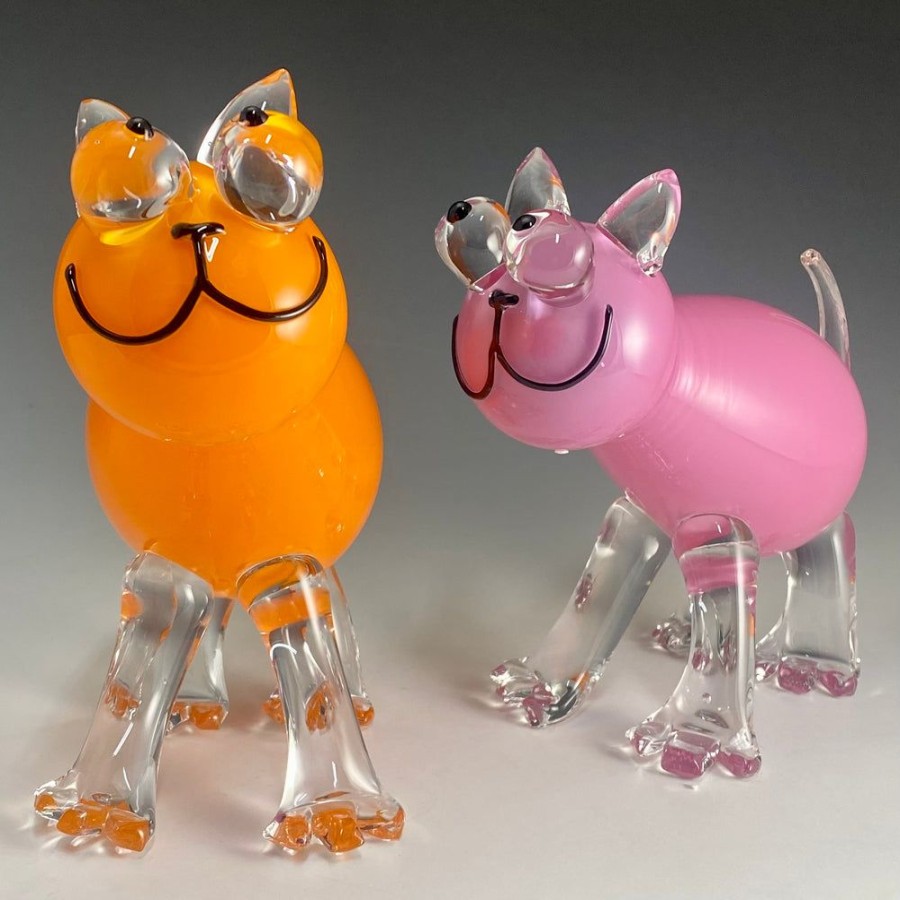 Glass & Jewelry The Glass Station | Handblown Glass Cat