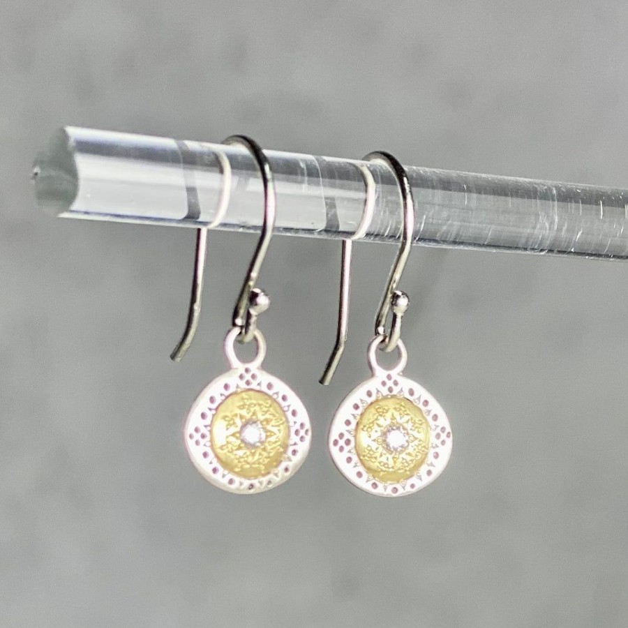 Glass & Jewelry The Glass Station Fine Jewelry | Seeds Of Harmony Single Stone Diamond Earrings