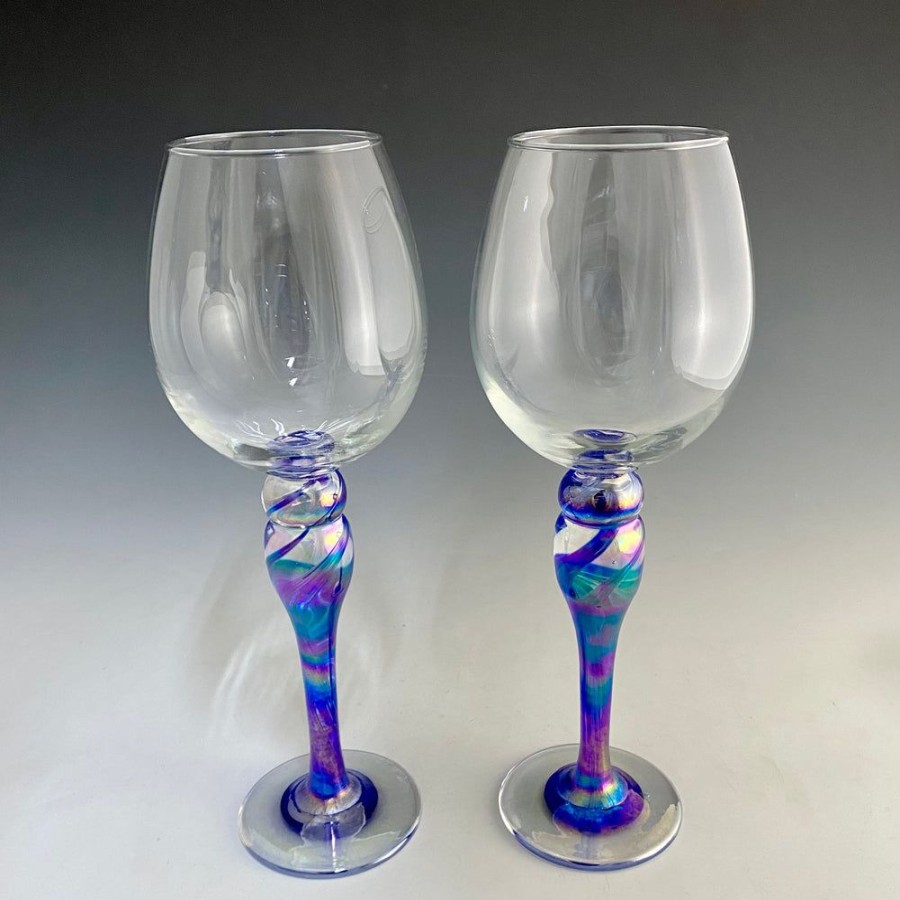 Glass & Jewelry The Glass Station Valentines Day | Rosetree Red Wine Goblets