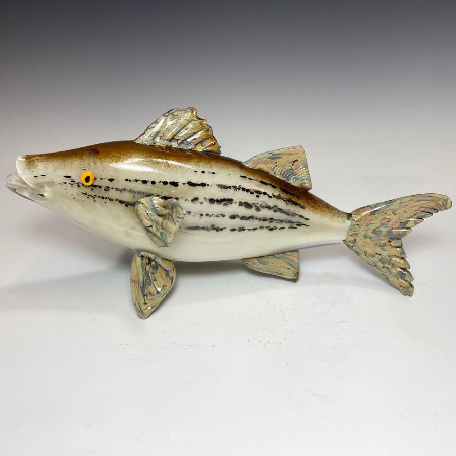 Glass & Jewelry The Glass Station | Striped Bass By Eben