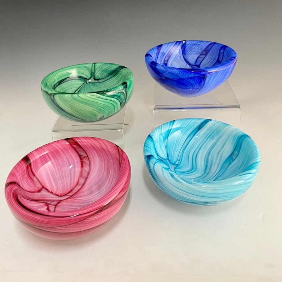 Glass & Jewelry The Glass Station | Swedish Ribbon Bowl