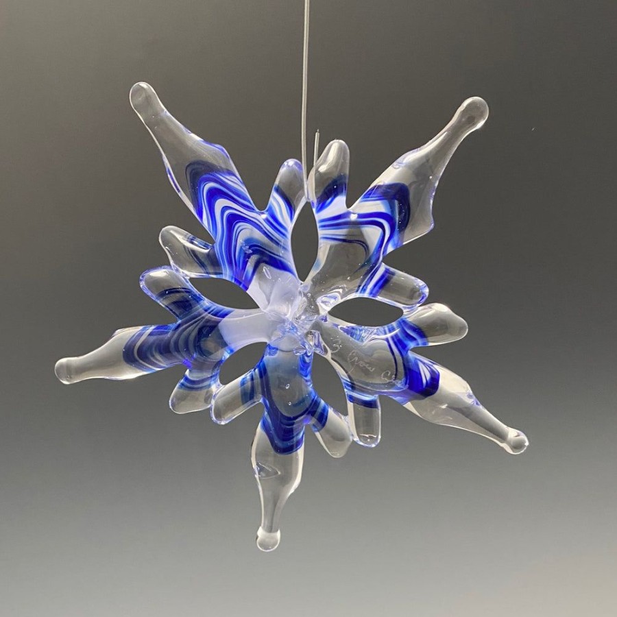 Glass & Jewelry The Glass Station Ornaments | Small Snowflake