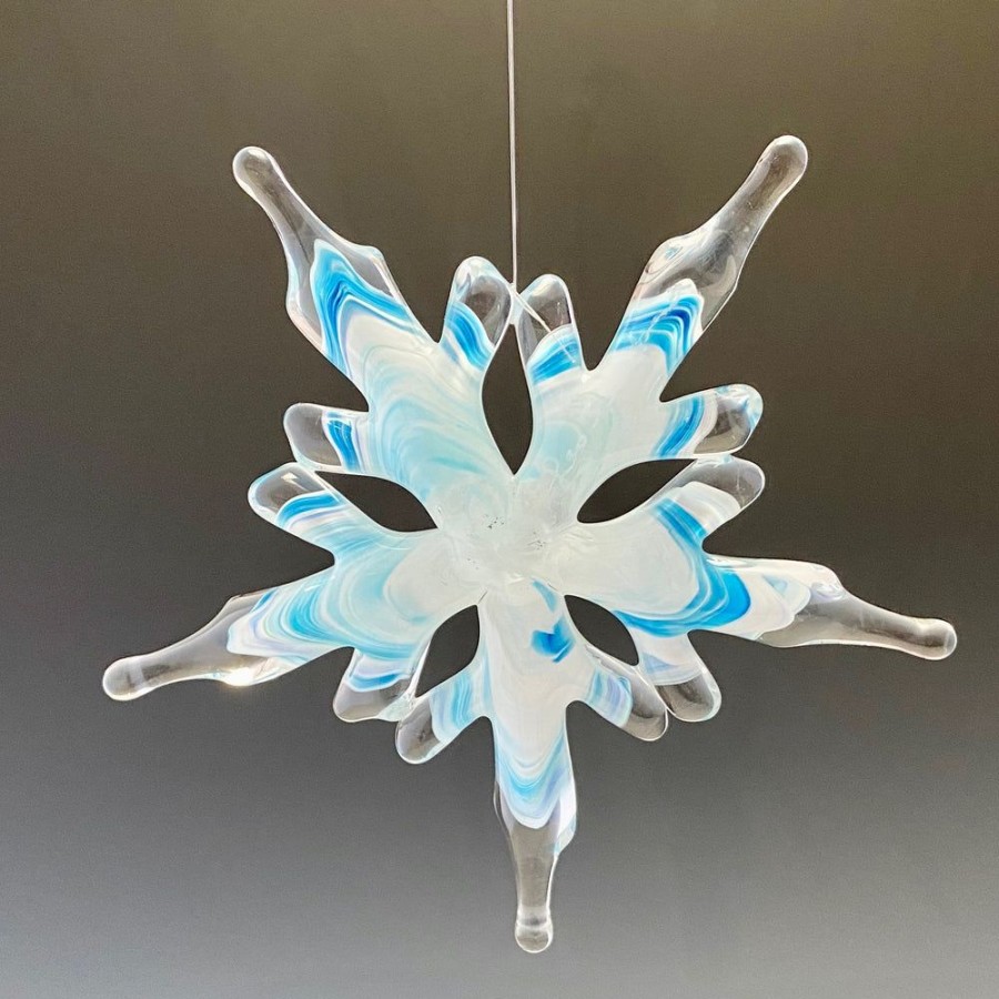 Glass & Jewelry The Glass Station Ornaments | Small Snowflake