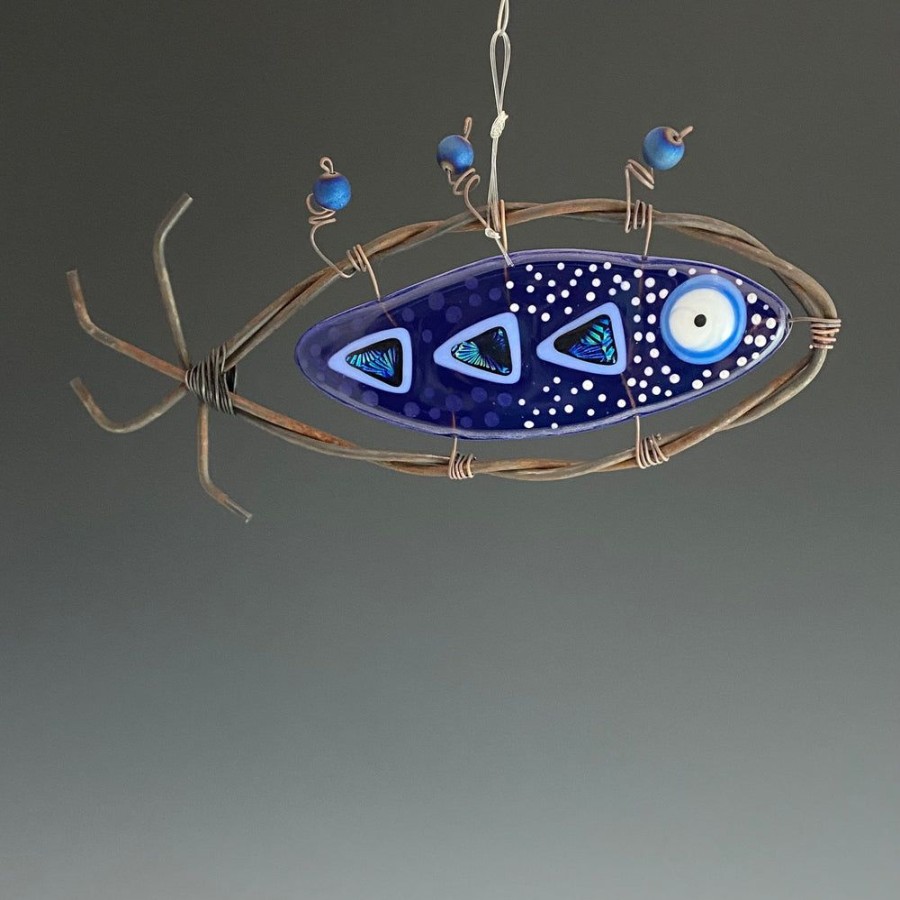 Glass & Jewelry The Glass Station | Small Fused Glass Fish